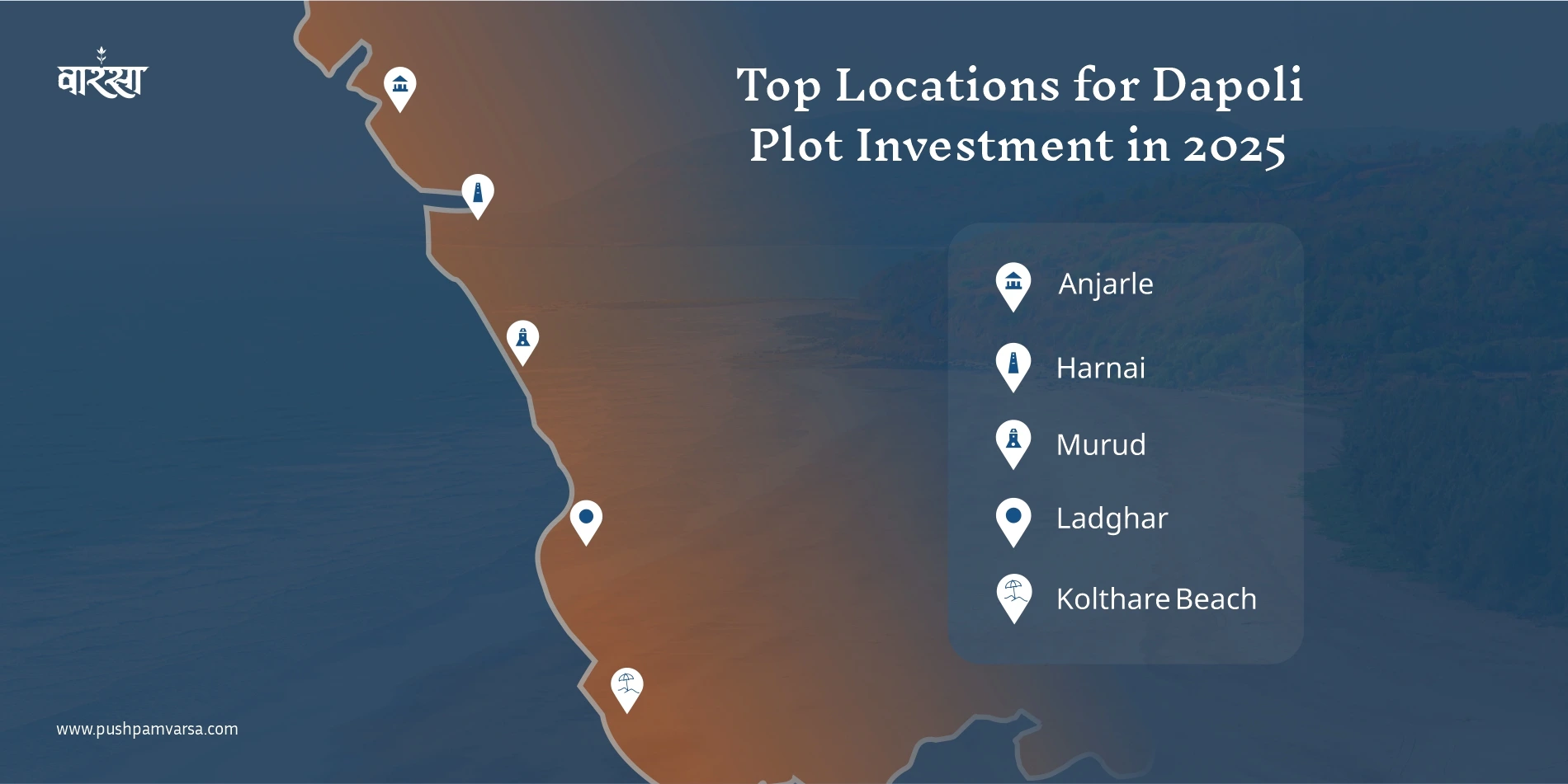 top locations for coastal property investment in Dapoli